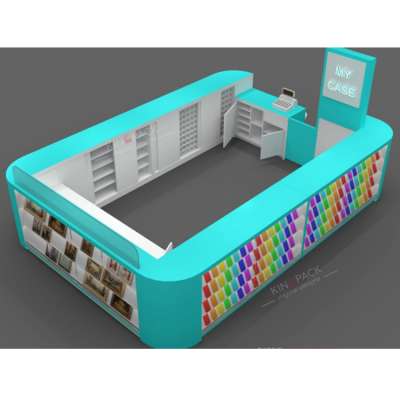 Modern design mobile phone kiosk accessory retail shop